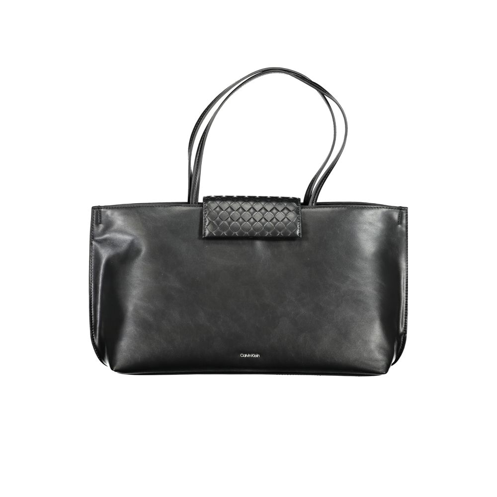 

Черная сумка из полиэстера Calvin Klein, черный