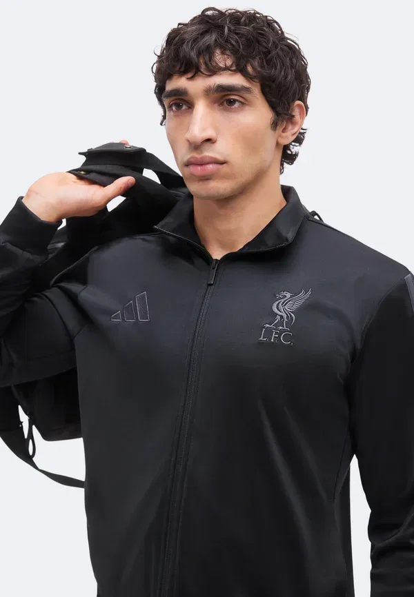 Толстовка Liverpool FC DNA Track Club Wear Adidas Performance, черный — фото 4