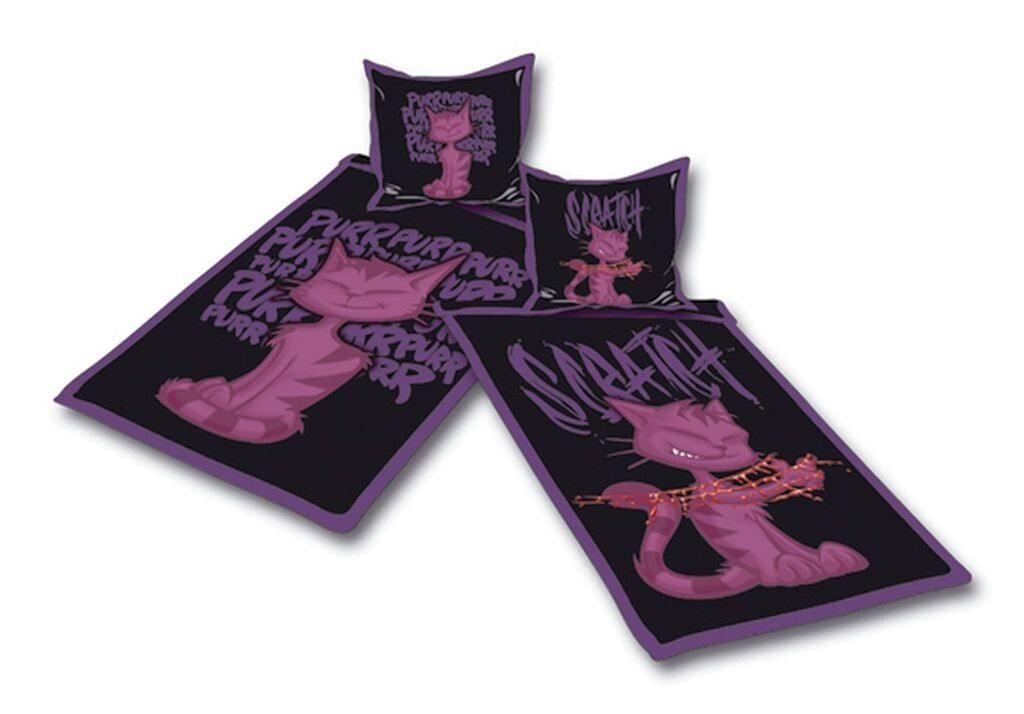 

Trendimport 10392700 Постельное белье Dreamworld "Good - Bad Cat" 135х200+80х80см Trend Import