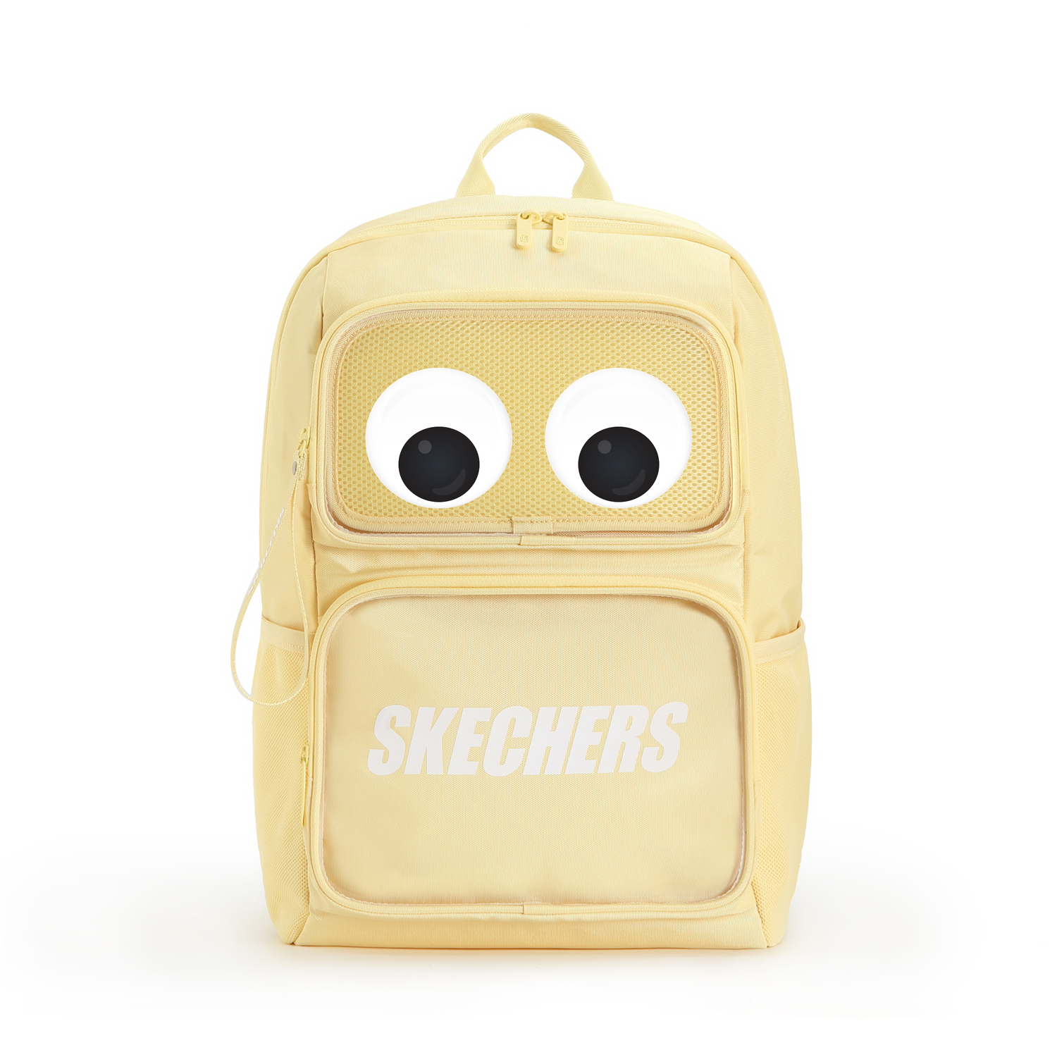 

Skechers Облегченный вместительный рюкзак унисекс светло-коричневый желтый, Light Brown+Large Eyes Sticker