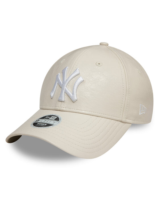 

Бейсболка New York Yankees Crinkled Pu 9Forty 60595393 New Era, экрю