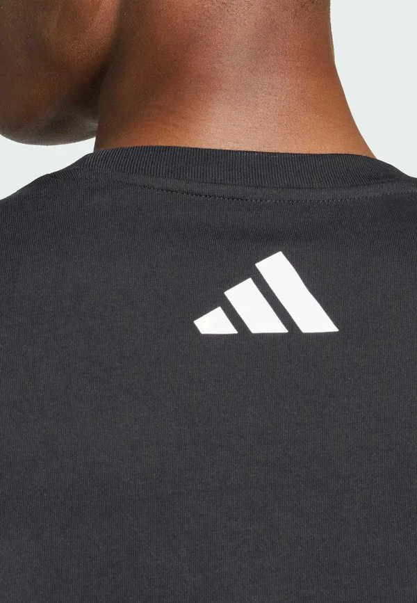 Футболка с принтом mercedes amg petronas formula one team dna для мужчин Adidas Originals, Black White — фото 4