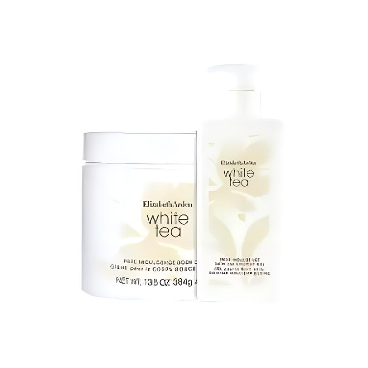 Elizabeth Arden Набор для ухода YILISHABAIYADUN White Tea с успокаивающими свойствами для кожи: крем для тела 400мл + гель для душа 400мл — фото 3