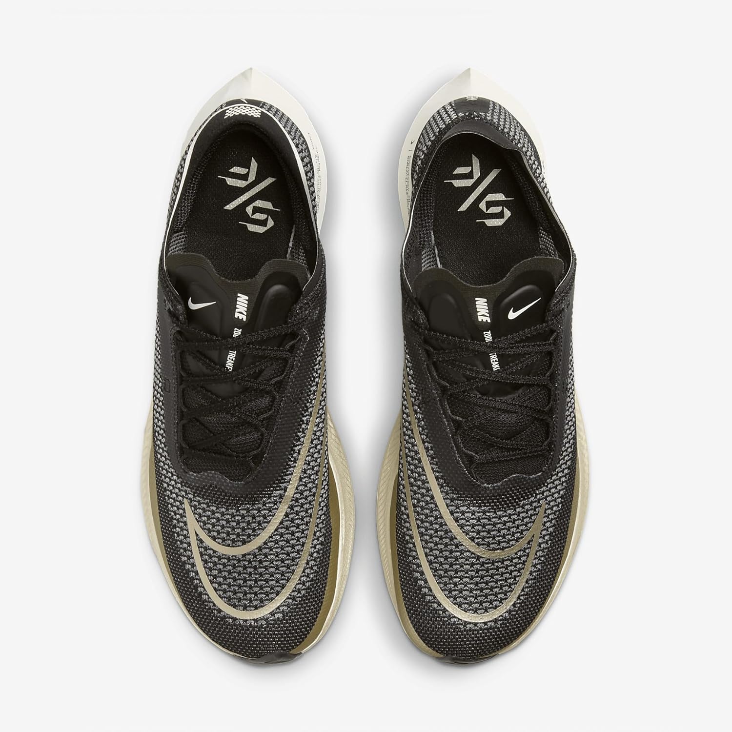 Кроссовки Unisex ZoomX Streakfly Nike, белый/черный/золотой — фото 4
