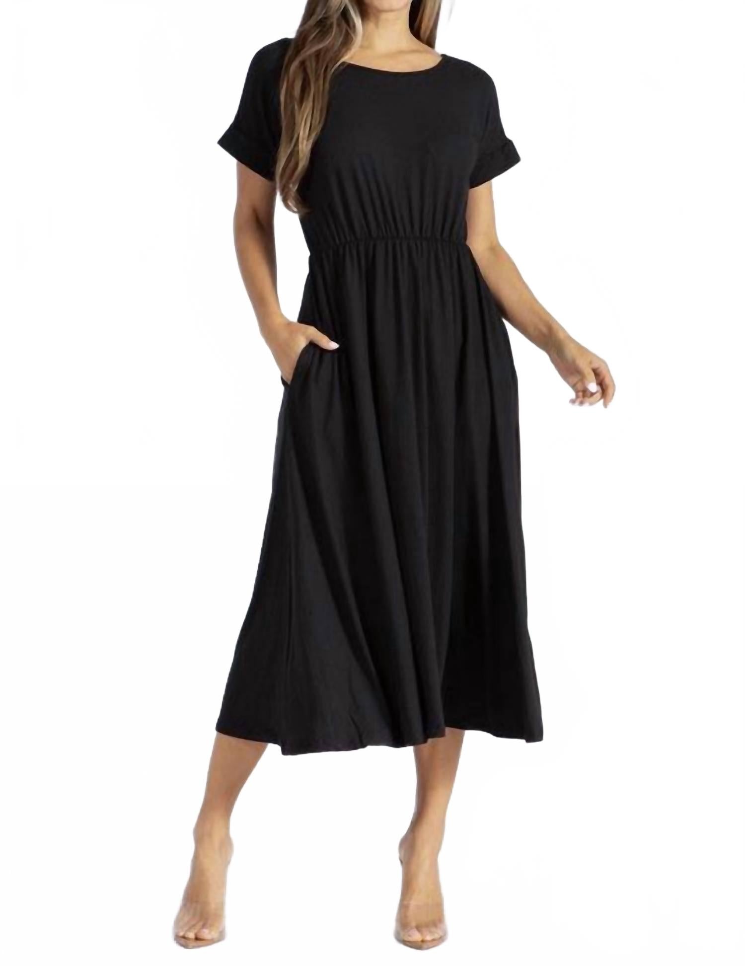 

Черное платье с узлом на бретелях без спинки Trendsi