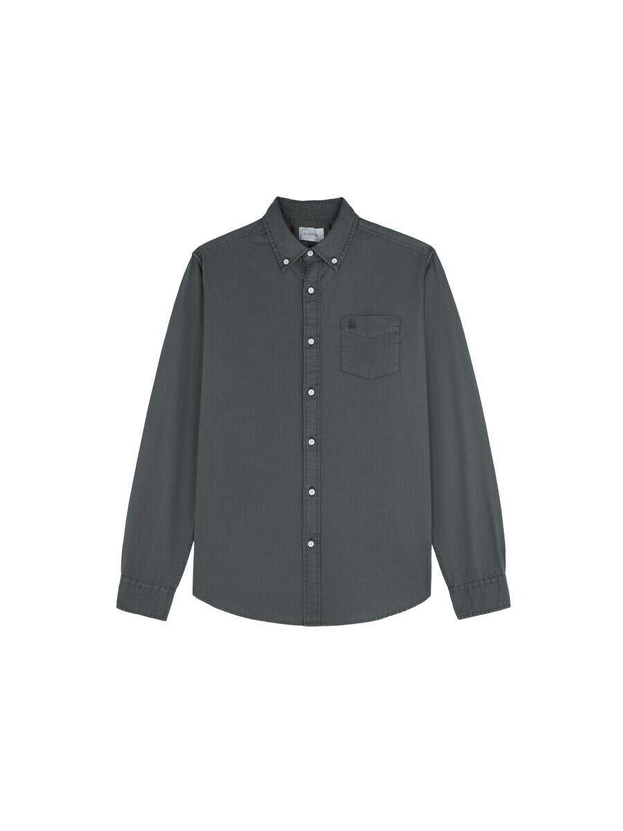 

Повседневная рубашка Scalpers Regular fit Button Up Shirt New Forest, темно-зеленый