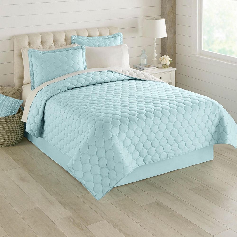 

Двустороннее одеяло Brylanehome Bh Studio BH Studio, цвет Light Aqua Ivory