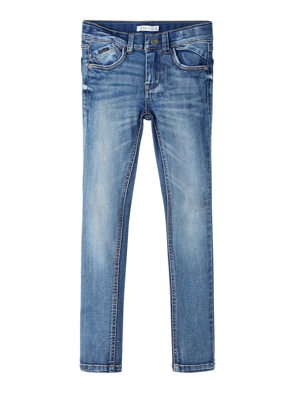 Джинсы Skinny Fit NKMPETE Name it, цвет medium blue denim — фото 3