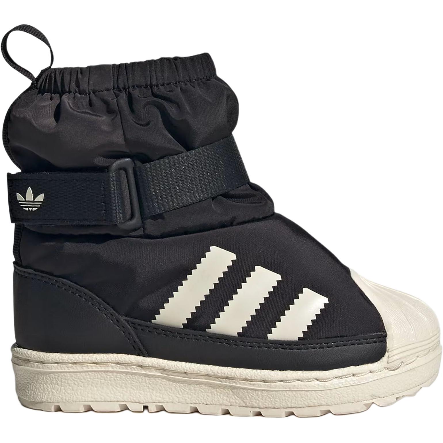 Кроссовки mid top для малышей Adidas Originals, черный/белый — фото 3