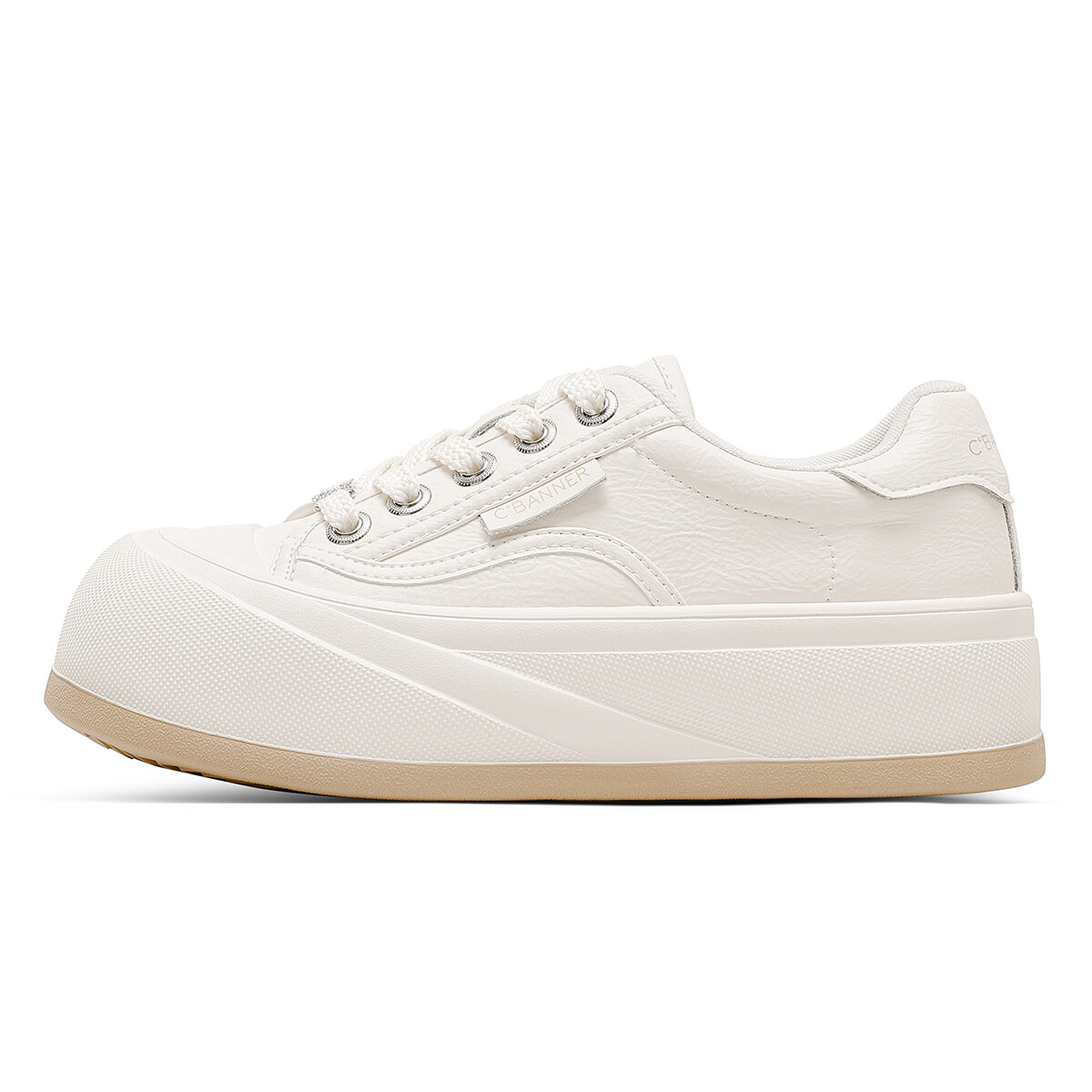 

Кроссовки CВ°BANNER Skateboard Shoes Women's Low-Top Beige, бежевый