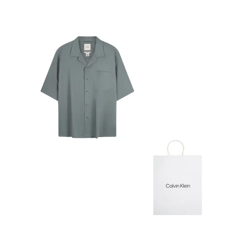 Рубашка мужская RMG Cloud Trace Gray Calvin Klein, серый