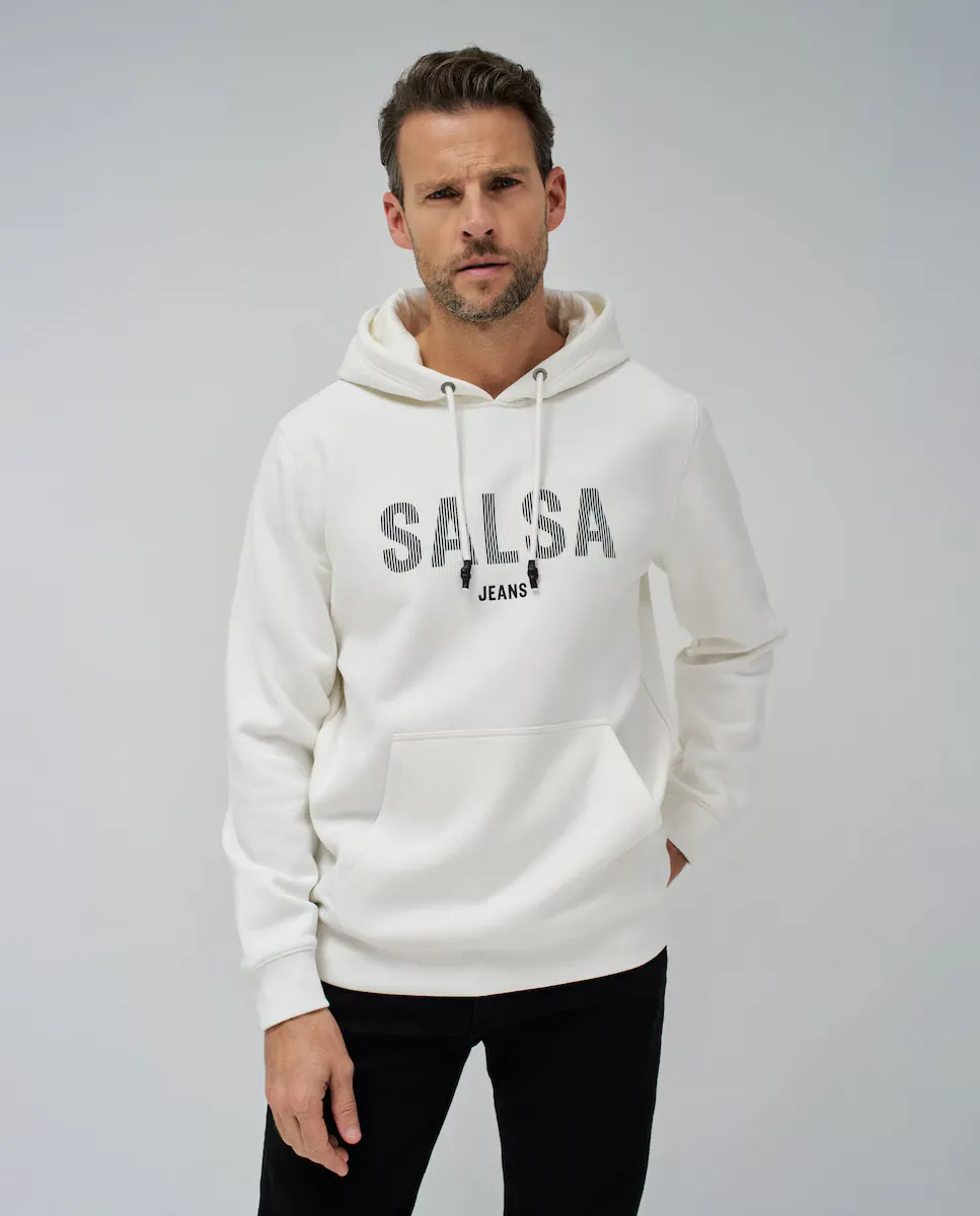 

Мужской свитшот с логотипом Salsa Jeans, цвет Crema