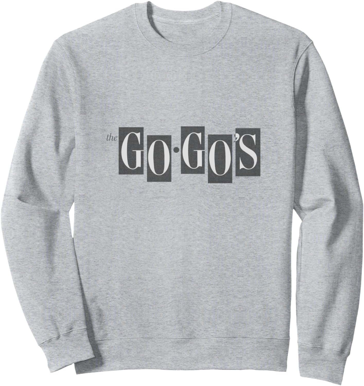 

Толстовка The Go-Go's с классическим логотипом, серая (серый меланж), размер S
