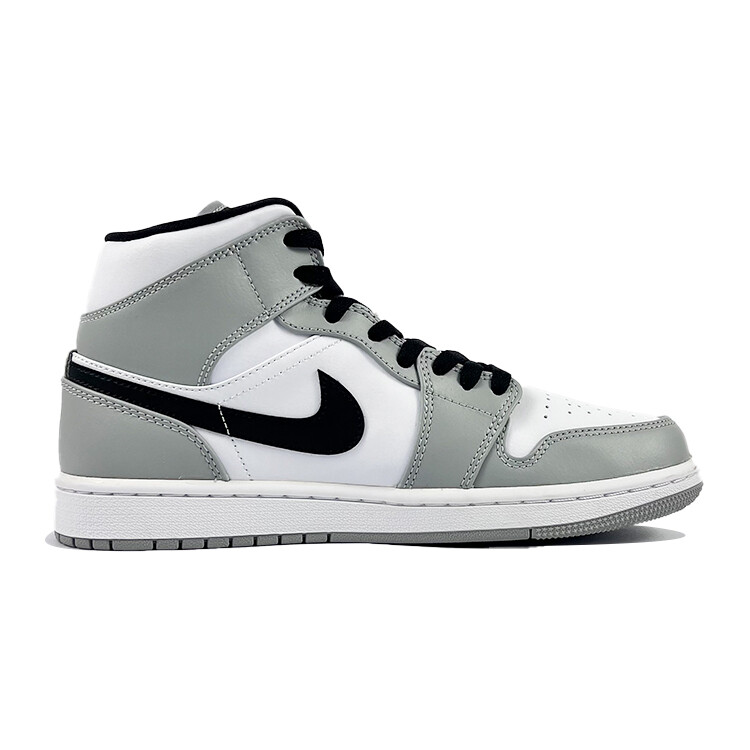 Кроссовки Air Jordan 1 Vintage Basketball Shoes Men Mid-top Gray, темно-серый
