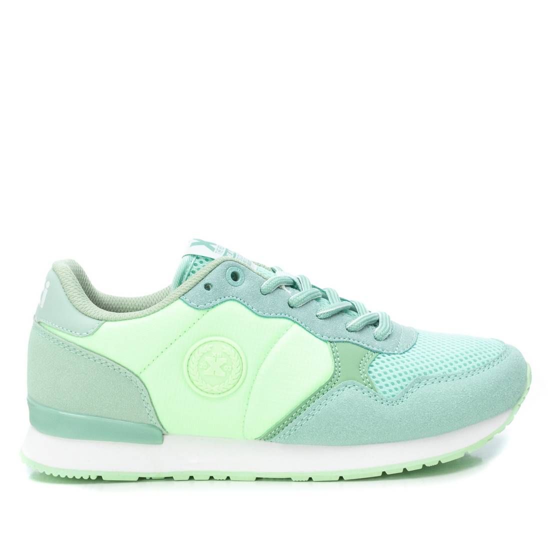 Женские кроссовки на шнуровке от XTI_, цвет turquoise/aqua