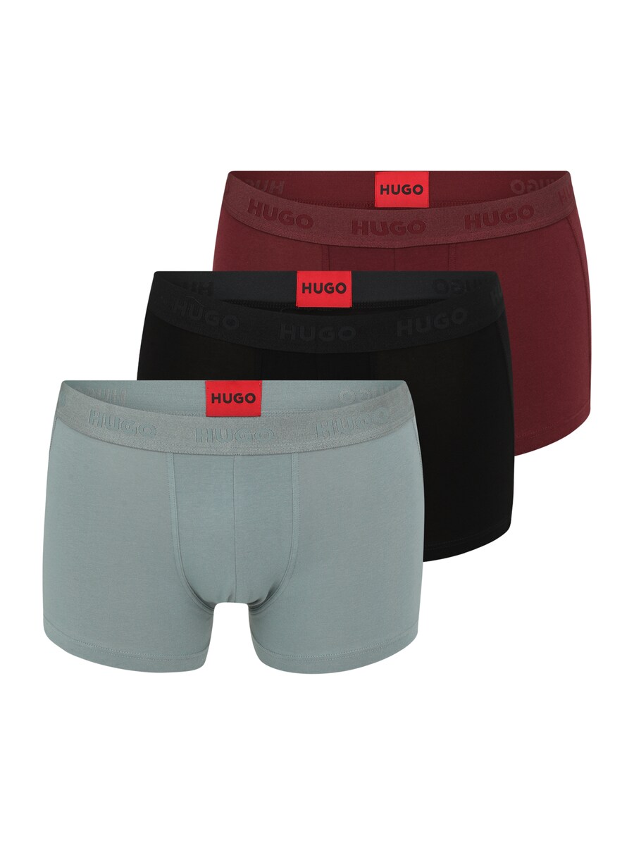 

Боксеры HUGO, Smoke blue/Dark red/Black