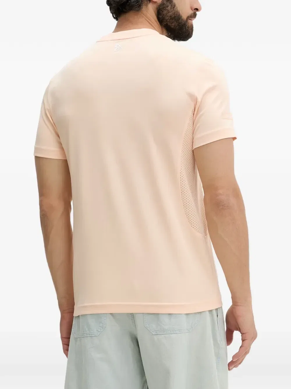 Футболка с нашивкой-логотипом Lacoste X Novak Djokovic, розовый — фото 3