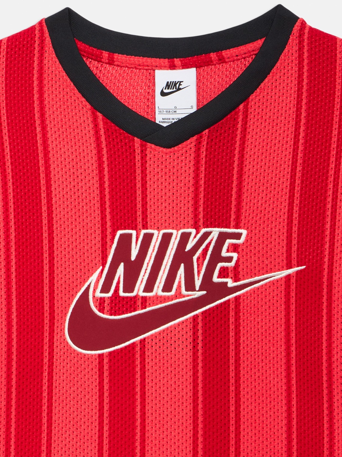 Nike Sportswear Лонгслив в красном и темно-красном цвете — фото 3