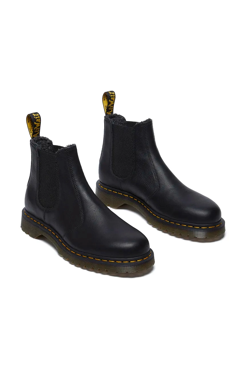 Мужские ботинки челси Dr. Martens 2976 WL кожаные с амортизацией, черный — фото 3