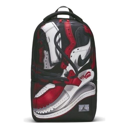 

Рюкзак Air Jordan Graphics Backpack 'Black Red', красный