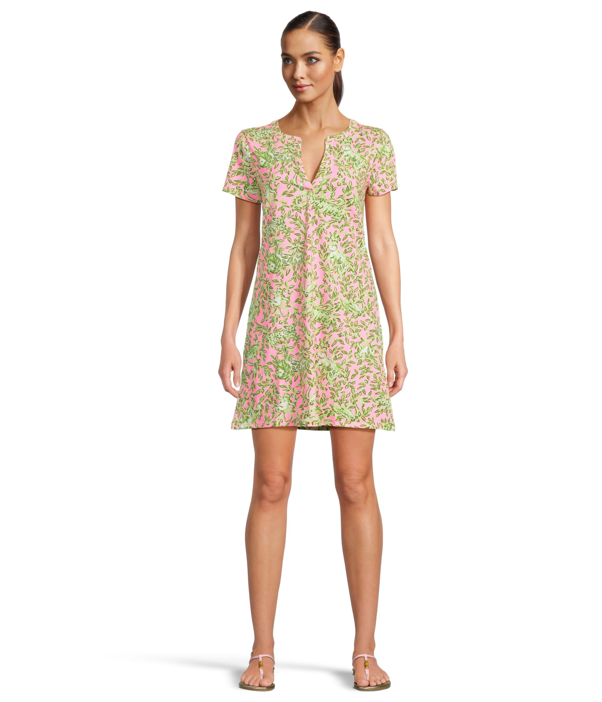 

Платье Lilly Pulitzer Dev Short, цвет Rousseau Pink Mane Character Energy