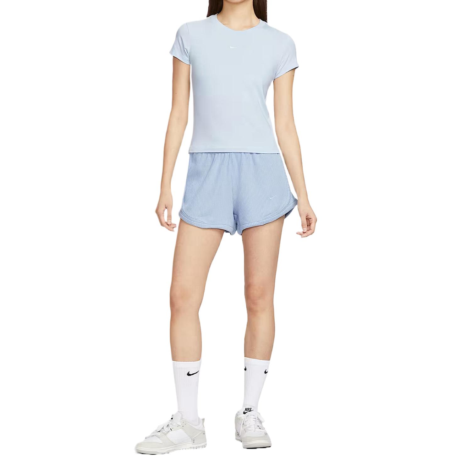 Футболка Nike Sportswear Chill Knit FV5509-423, синий — фото 4