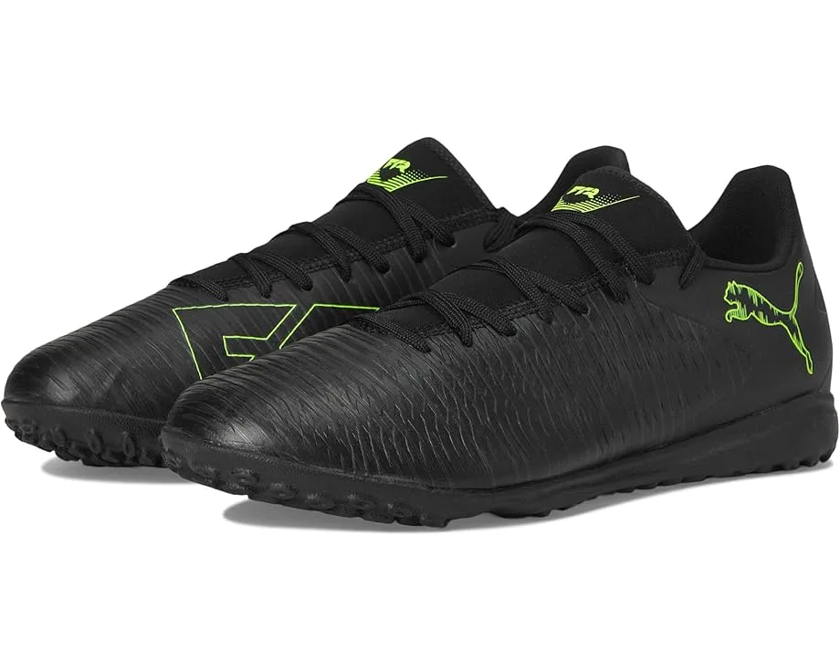 Кроссовки PUMA Future 8 Play Turf Trainer Soccer Cleats, Black/Fizzy Light/Green Terrain