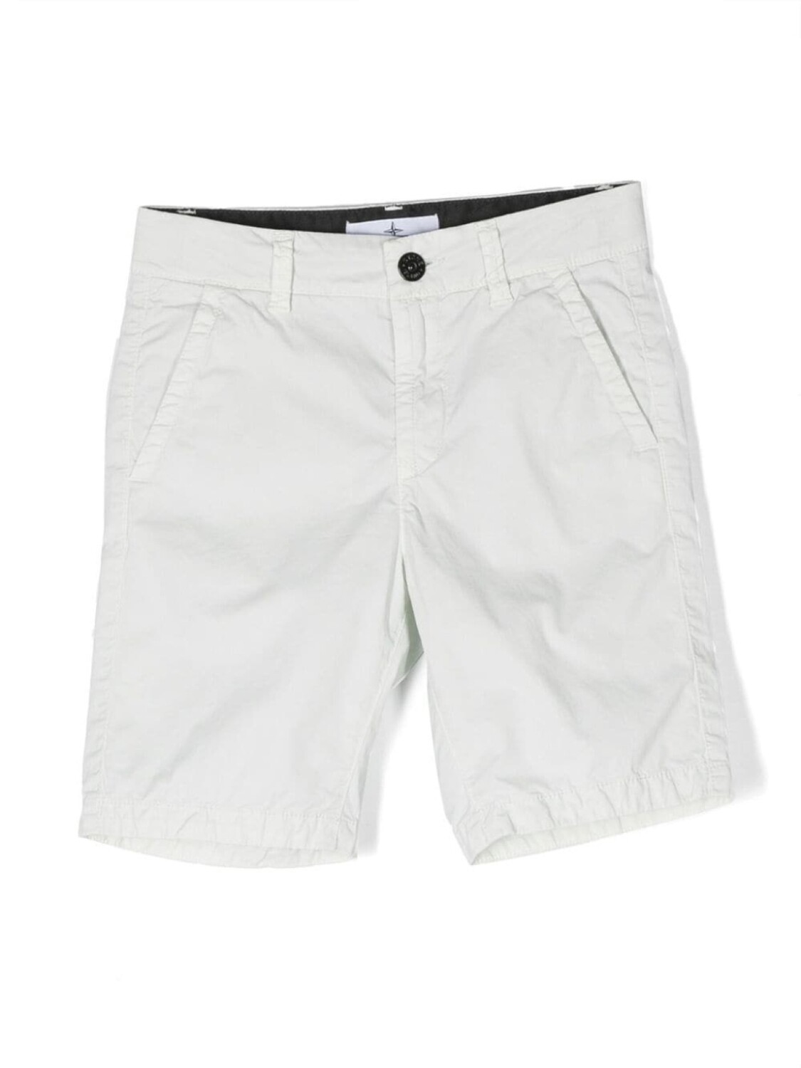 

Stone Island Junior шорты с нашивкой-логотипом, белый