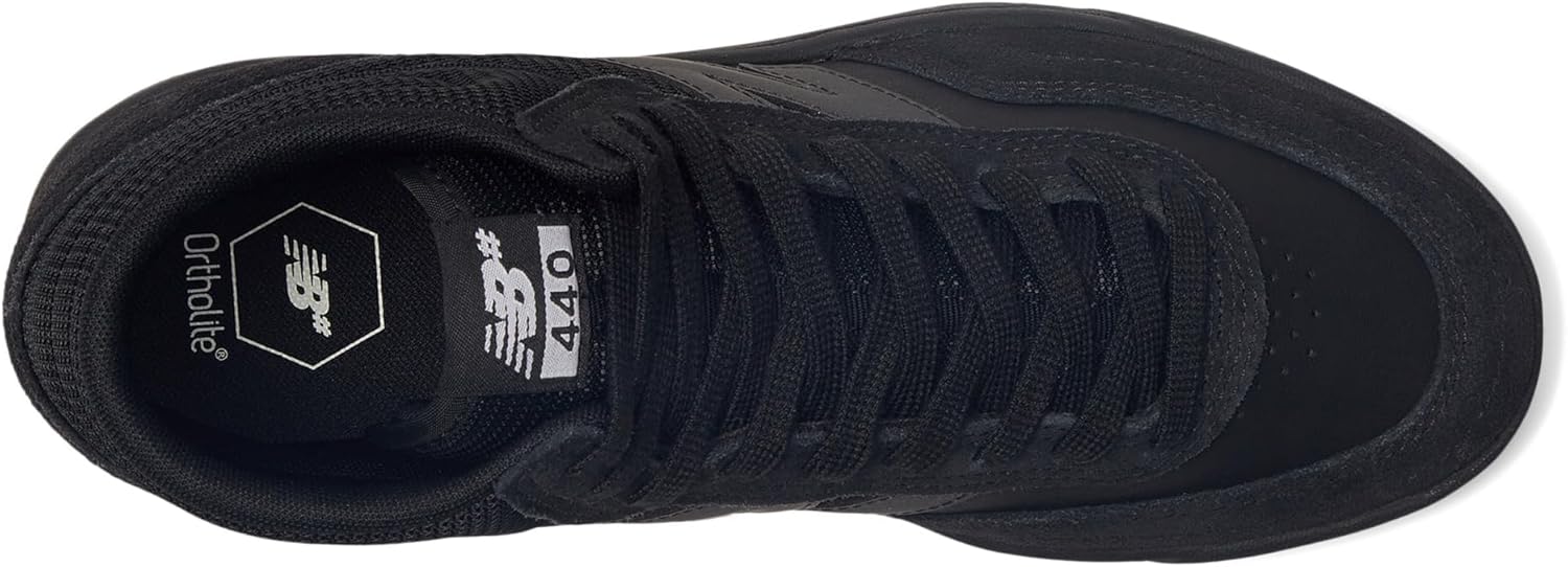 Мужские кроссовки для скейтбординга New Balance 440 V2 Hi, Black — фото 2