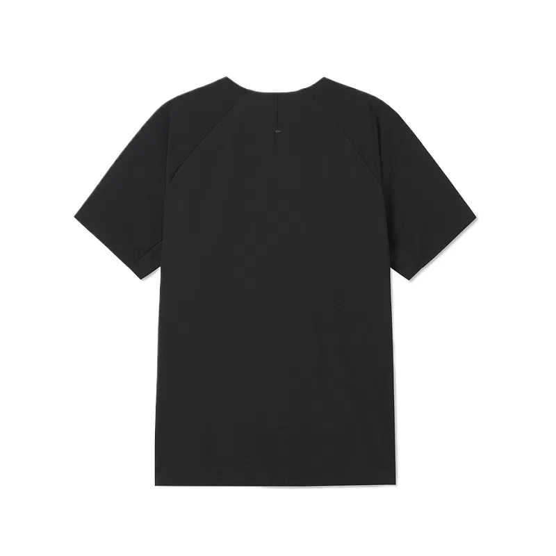 Футболка мужская Lacoste 031/черный, с круглым вырезом, приталенная — фото 3