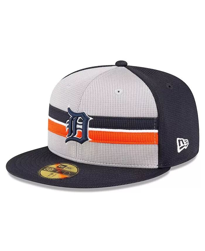 

Мужская серая кепка Detroit Tigers 2024 Batting Practice 59FIFTY Fitted New Era