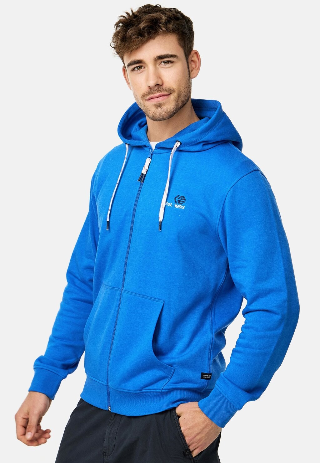 

Толстовка Inhoward INDICODE JEANS, светло-синий