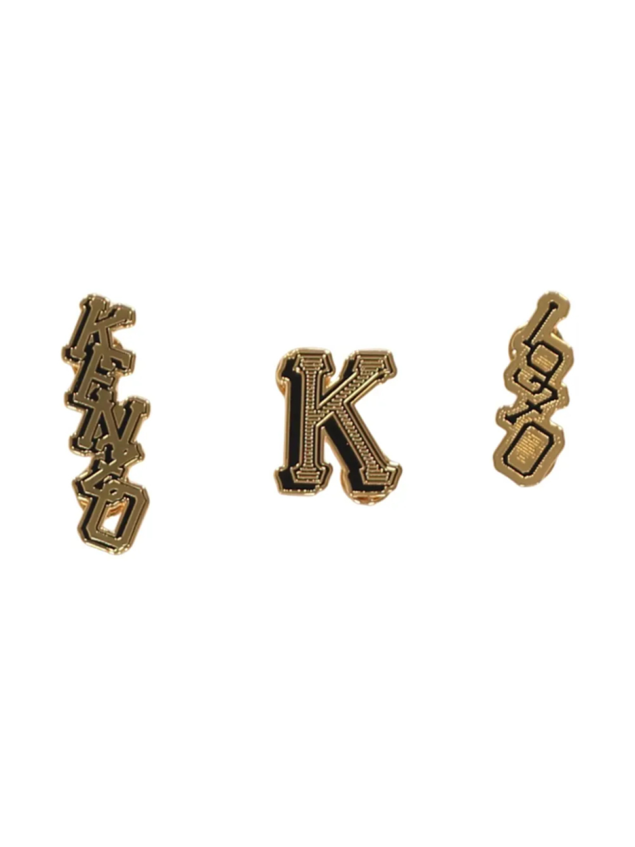 

Значки с логотипом Kenzo (набор из 3 шт.), золотой
