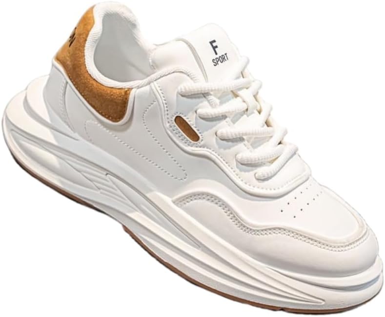 

Мужские спортивные повседневные кроссовки на толстой подошве с верхом из полиуретана, резиновой подошвой, дышащие, противоскользящие, прочные. Подходят для активного отдыха и повседневной носки Fmshi, хаки