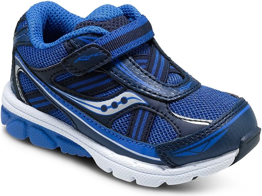 

Кроссовки Saucony Boys' Baby Ride (для малышей/маленьких детей), синий