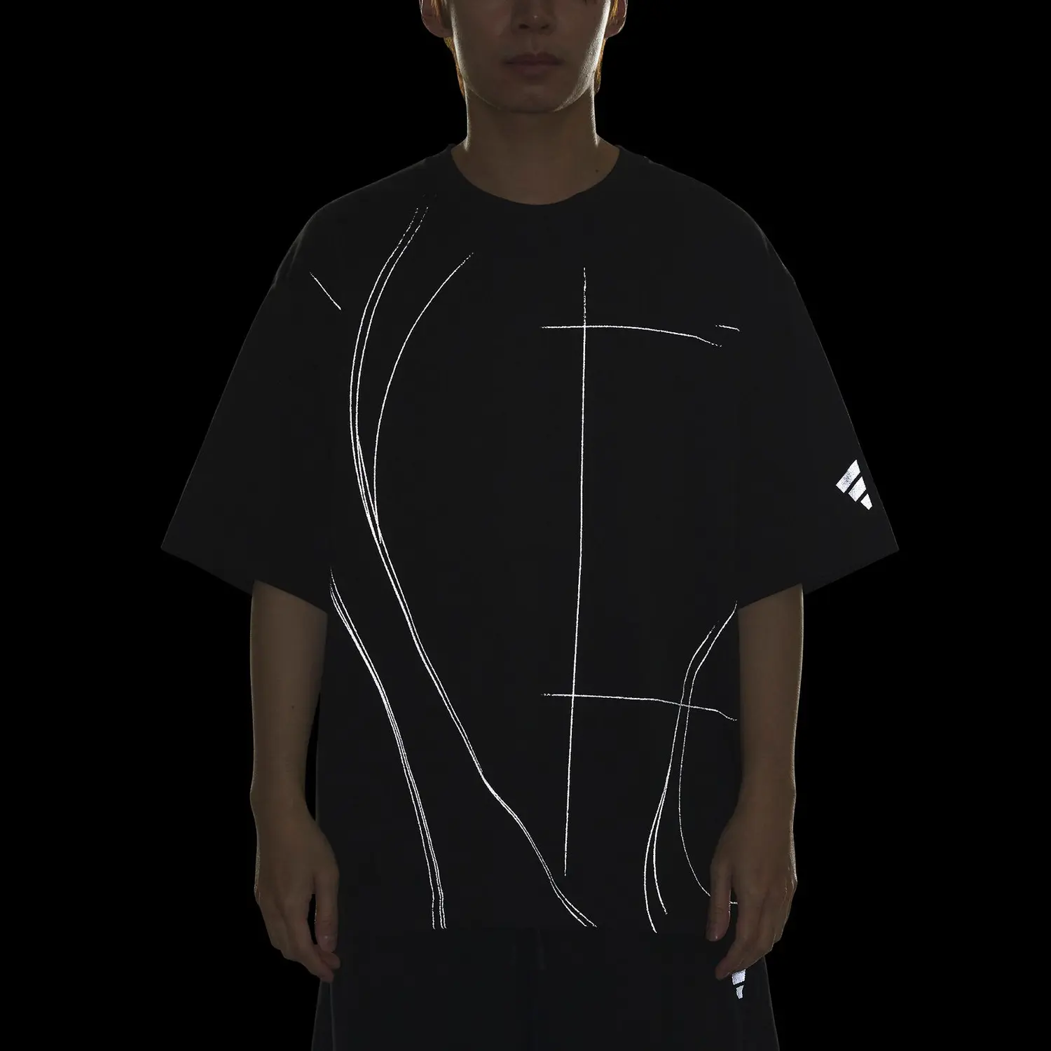 Футболка FOS SS25 FUTURE STYLE мужская Adidas, черный — фото 4