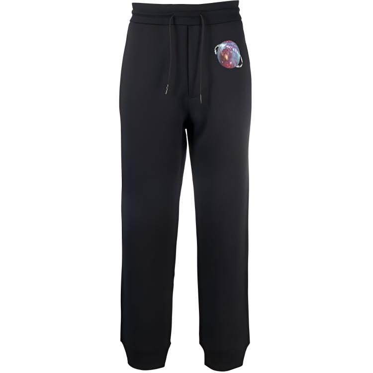 

EMPORIO ARMANI Трикотажные спортивные штаны мужские черные