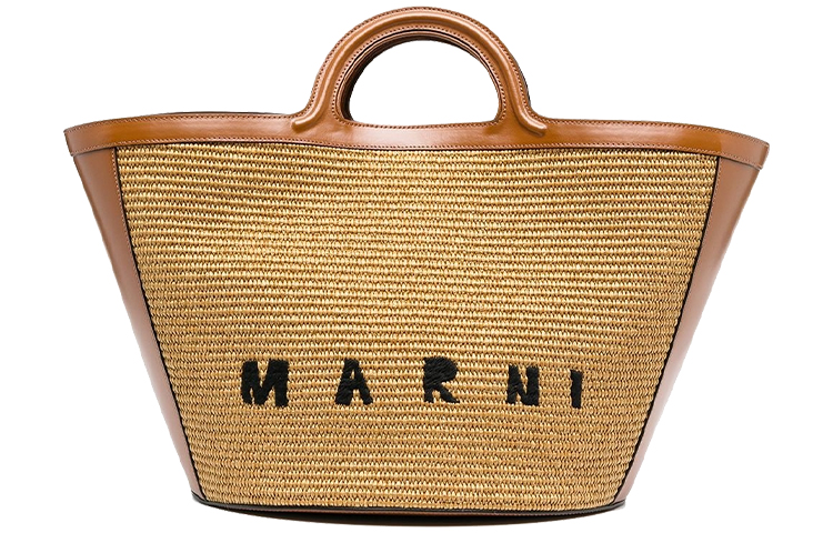 

Сумка-шоппер MARNI с вышитой эмблемой Tropicalia