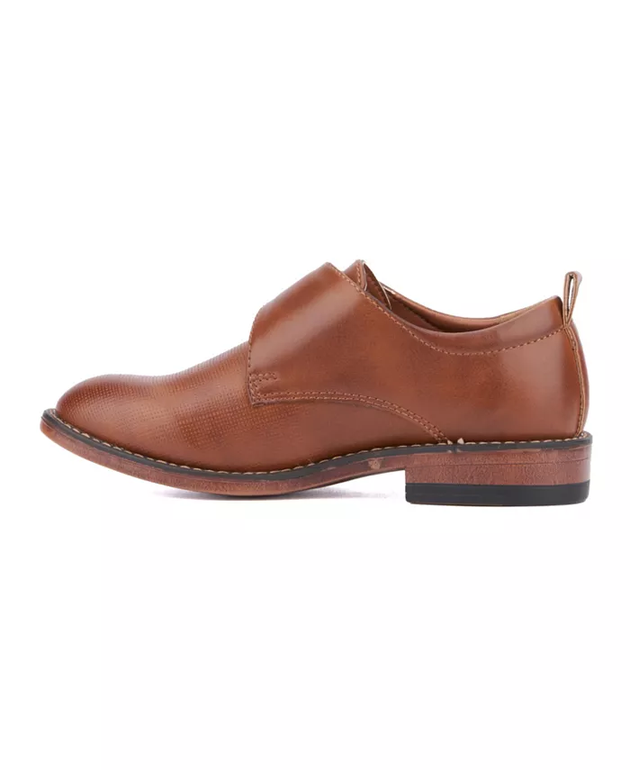 Мужские туфли Joey Dress Monk Strap для подростков XRAY, коричневый/бежевый — фото 3