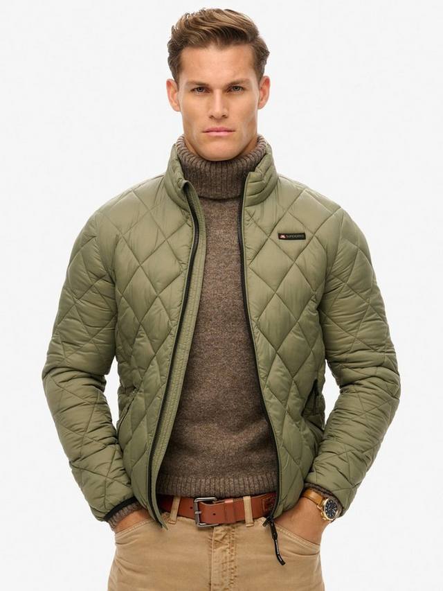 

Куртка Diamond Quilt Fuji Lite Superdry, Dusty Olive Green
