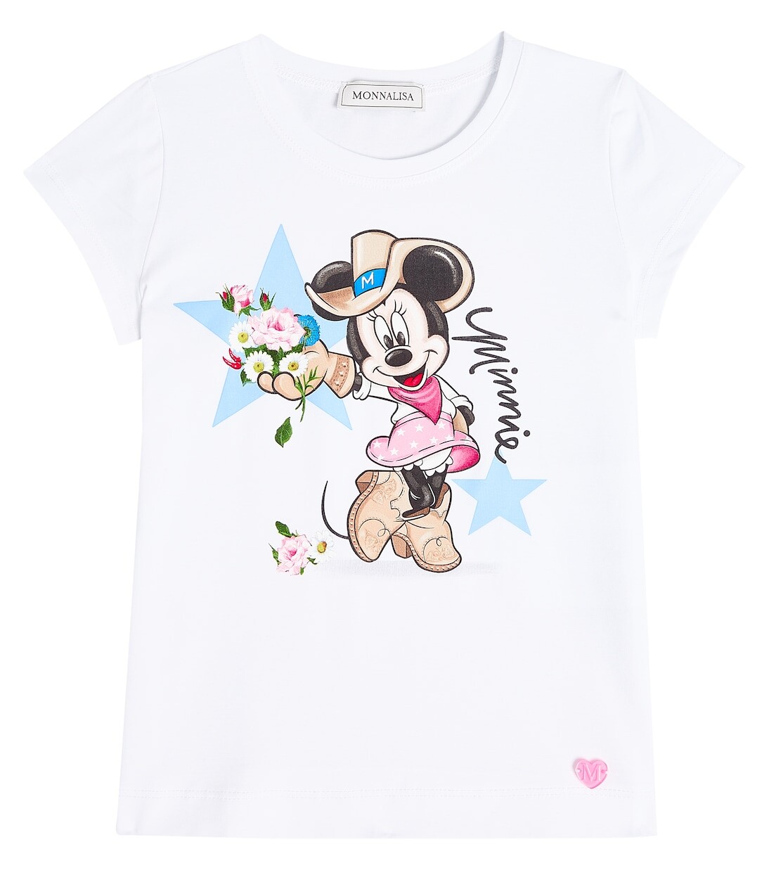 

Футболка disney из хлопкового джерси Monnalisa, мультиколор