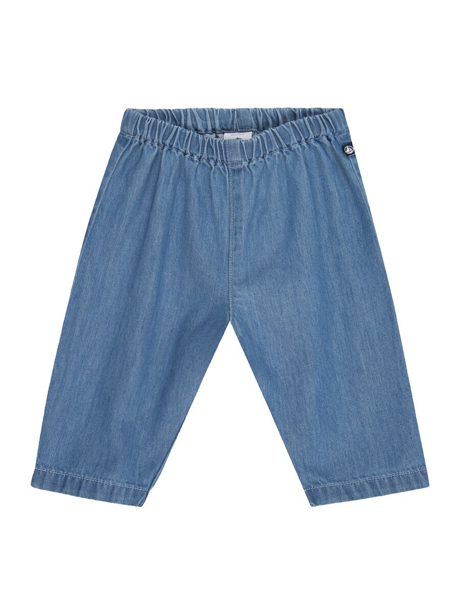 

Тканевые брюки PETIT BATEAU Regular Pants, синий деним