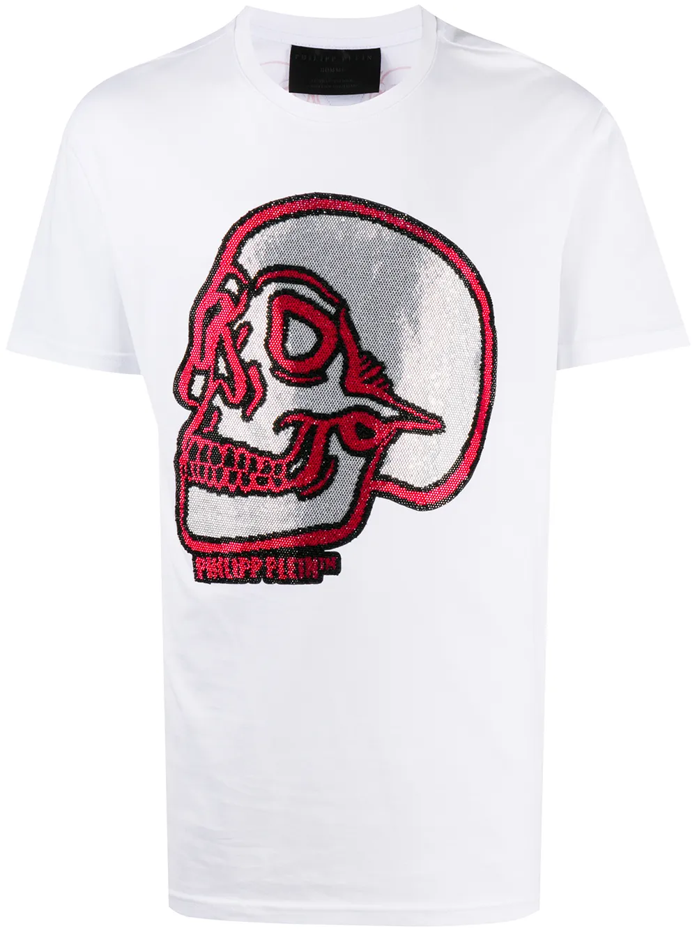 

Декорированная футболка Philipp Plein, белый