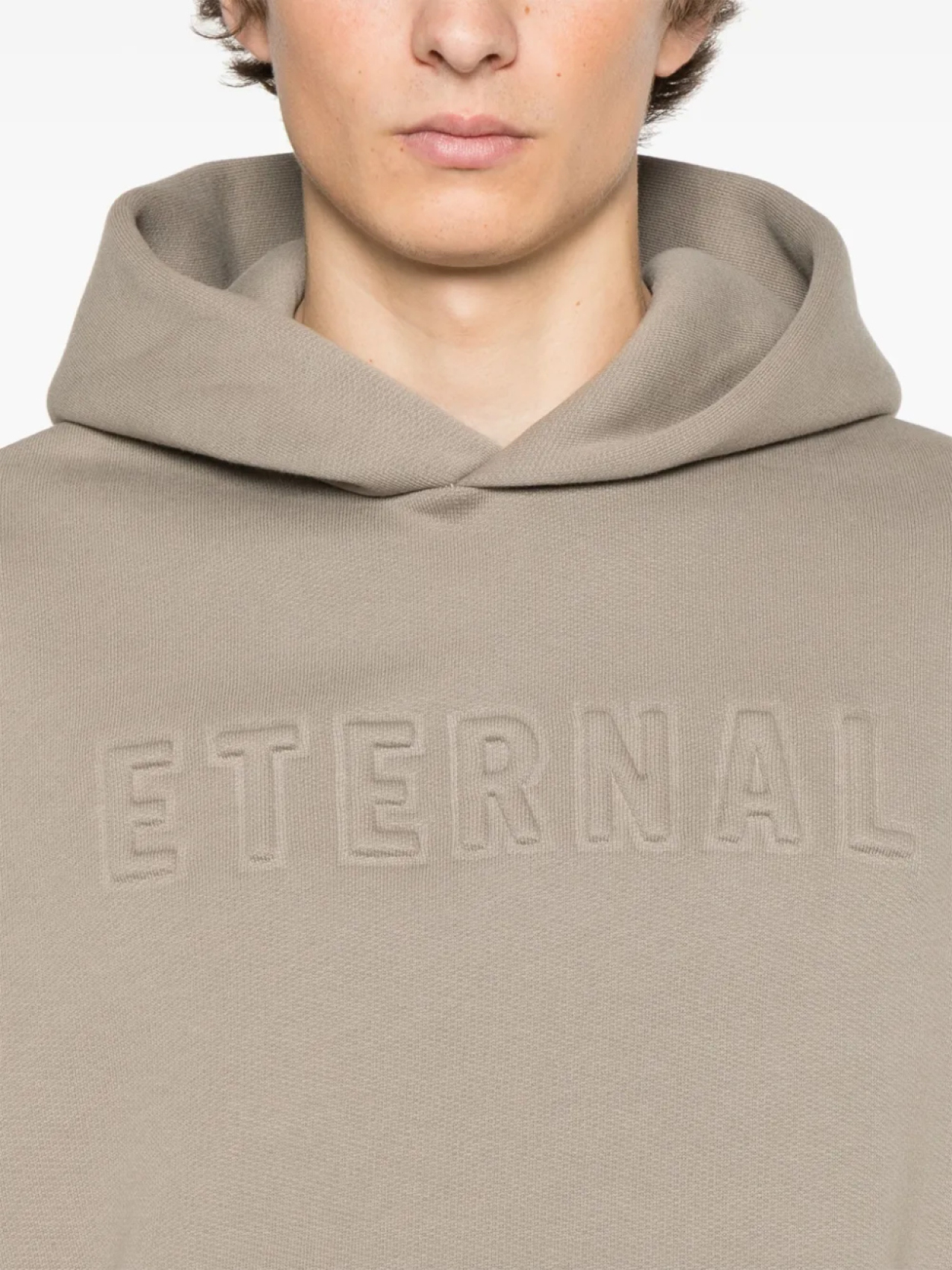 Вечная толстовка с капюшоном Fear Of God, серый — фото 4