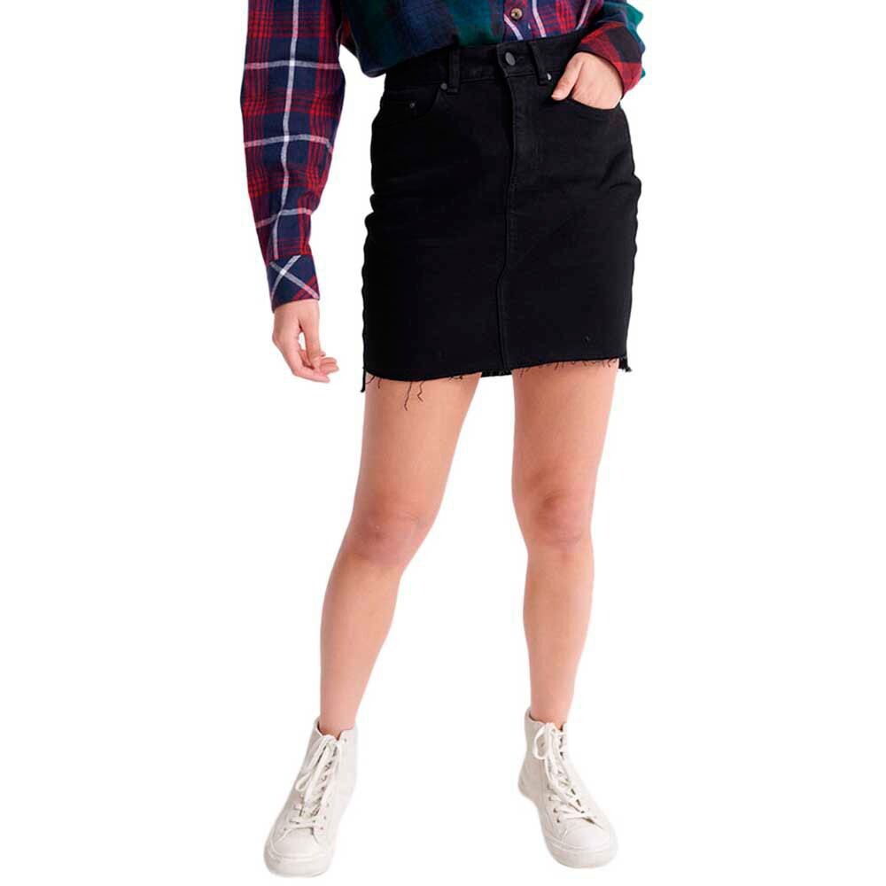 

Юбка мини Superdry Denim, черный