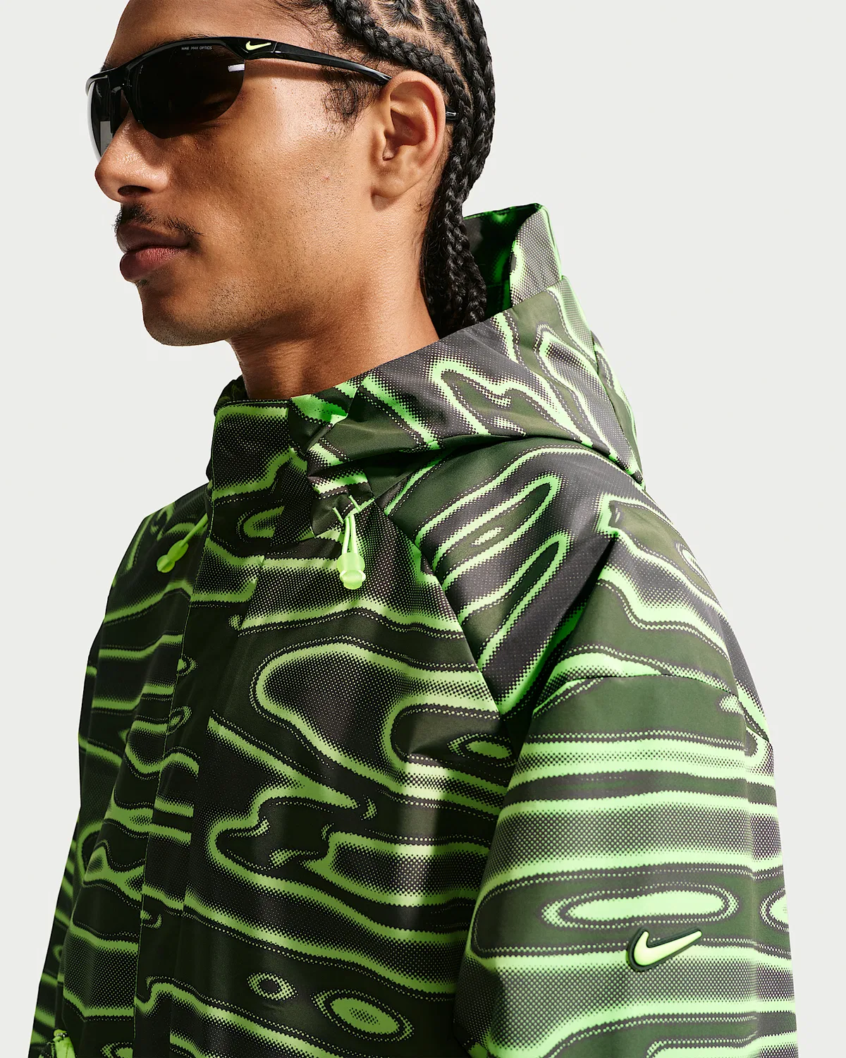 Мужская ветровка Nike Project F.R.O.G. с капюшоном Storm-FIT, Volt Ice/Cream II/Volt Ice — фото 3