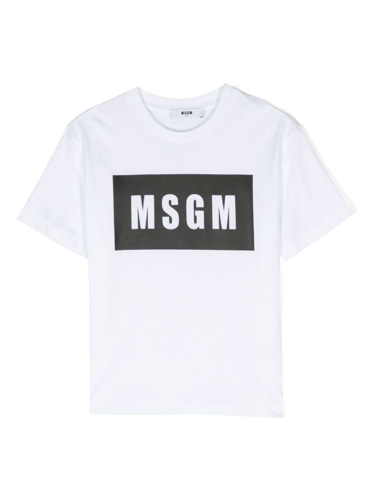 

MSGM Kids футболка с логотипом, белый