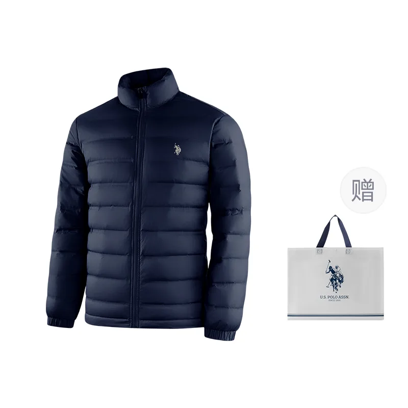Мужская пуховая куртка U.S. POLO ASSN., черный — фото 3