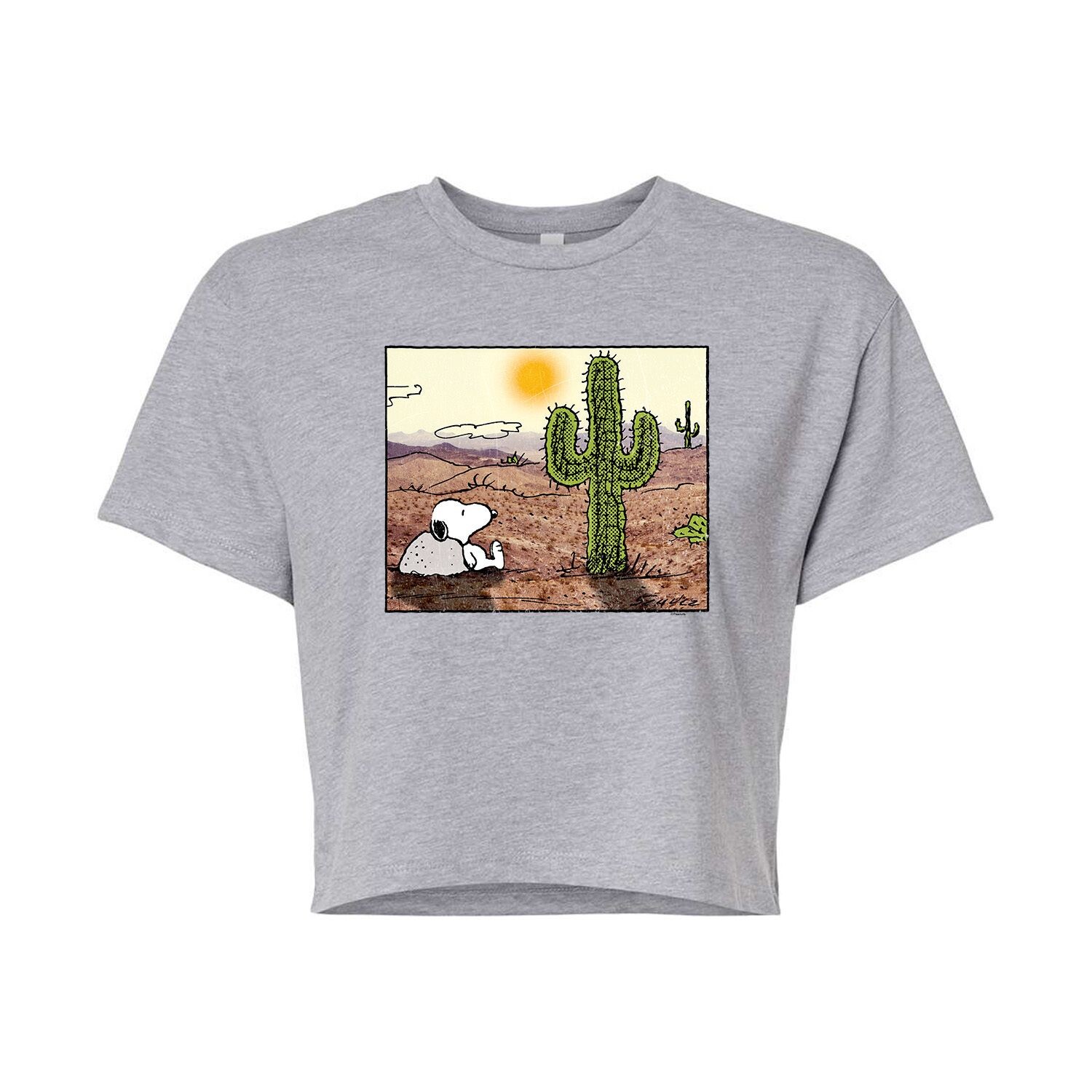 

Укороченная футболка с рисунком Peanuts Snoopy Desert Sun для детей Juniors Licensed Character