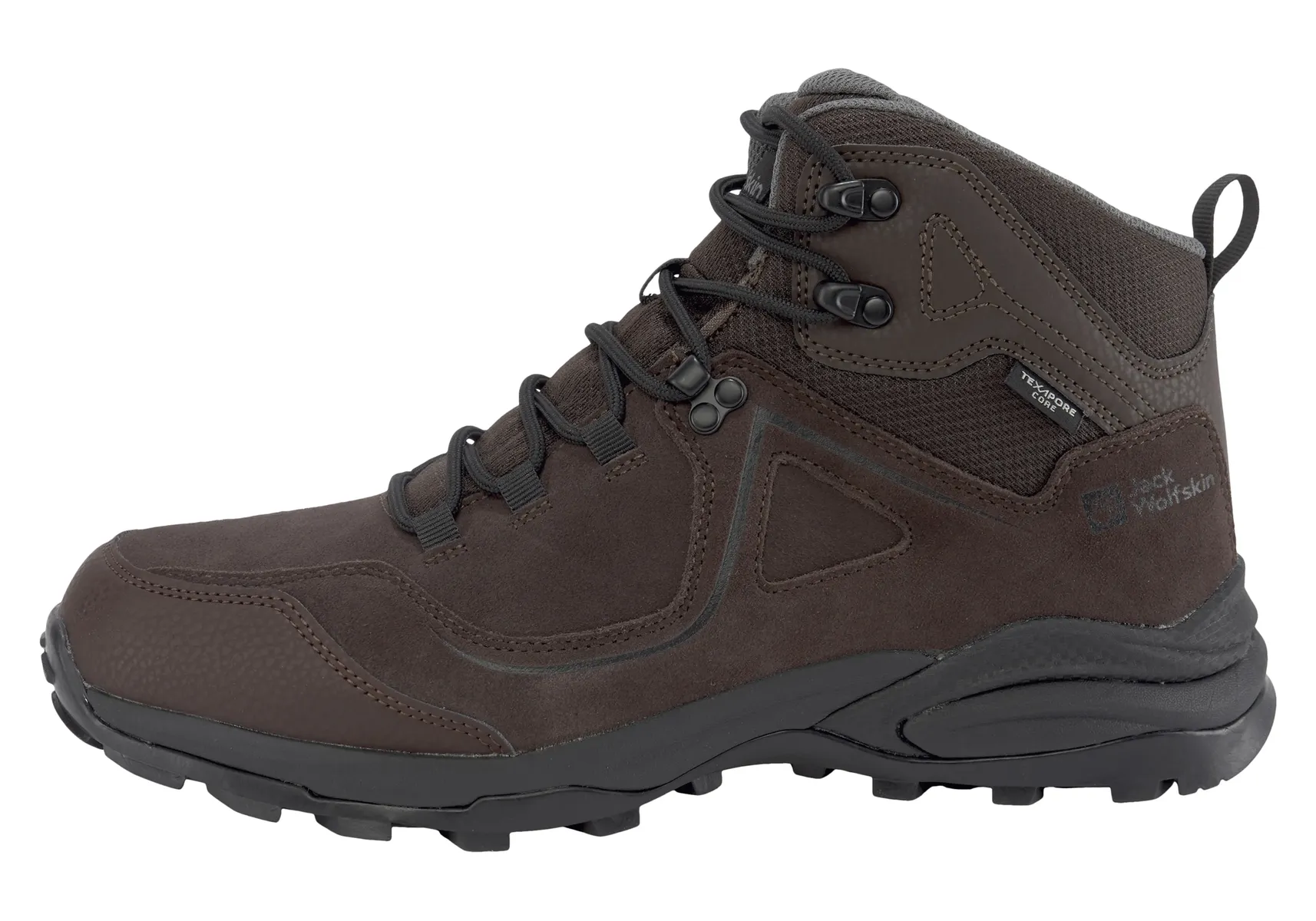 Кроссовки Jack Wolfskin "SUNSET HIKE TEXAPORE MID", водонепроницаемые, коричневый — фото 3